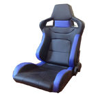 China Regelbare Blauwe en Zwarte het Rennen van pvc Zetels/Sportwagen Seat met enige schuif bedrijf